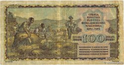 100 Dinara YUGOSLAVIA  1953 P.068 F-