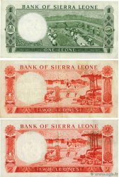 1 et 2 Leones Lot SIERRA LEONE  1970 P.01a et P.02a/b F - VF