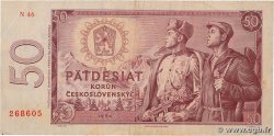 50 Korun TCHÉCOSLOVAQUIE  1964 P.090d TB