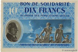 10 Francs BON DE SOLIDARITÉ FRANCE regionalismo e varie  1941 KL.07A4