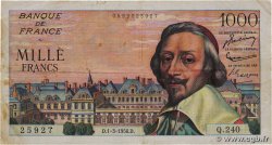 1000 Francs RICHELIEU FRANCE  1956 F.42.19 TB+