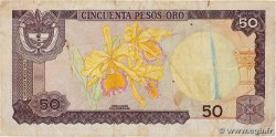 50 Pesos Oro COLOMBIA  1981 P.422a F