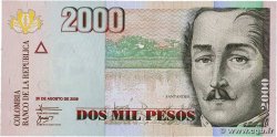 2000 Pesos COLOMBIE  2009 P.457l NEUF