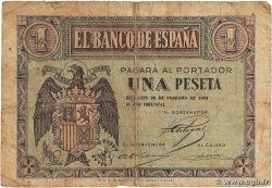 1 Peseta ESPAGNE  1938 P.108a