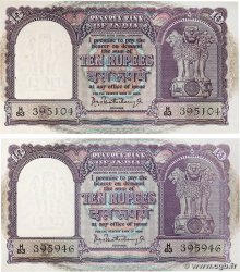 10 Rupees Lot INDE  1962 P.040b SUP+