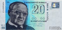 20 Markkaa FINLAND  1993 P.123