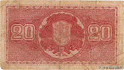 20 Markkaa FINLAND  1922 P.063a G