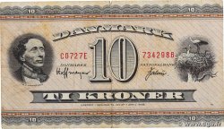 10 Kroner DENMARK  1972 P.044ag