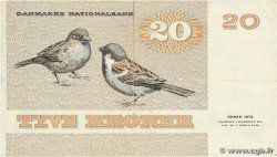 20 Kroner DENMARK  1984 P.049c F+