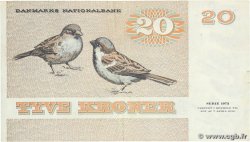 20 Kroner DINAMARCA  1987 P.049f BB