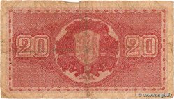 20 Markkaa FINLANDIA  1922 P.063a RC