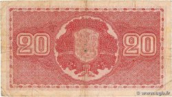 20 Markkaa FINLANDE  1922 P.063a B