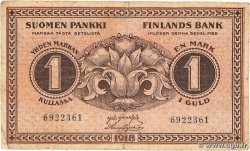 1 Markka FINLAND  1918 P.035