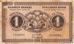 1 Markka FINLAND  1918 P.035