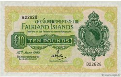 10 Pounds ISOLE FALKLAND  1982 P.11c SPL+