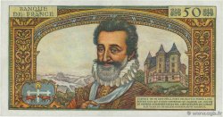 50 Nouveaux Francs HENRI IV FRANCE  1959 F.58.02 XF