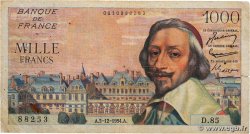 1000 Francs RICHELIEU FRANCE  1954 F.42.09