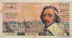 1000 Francs RICHELIEU FRANCE  1955 F.42.15