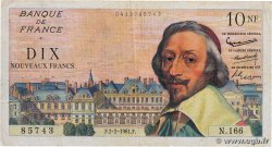 10 Nouveaux Francs RICHELIEU FRANCIA  1961 F.57.14