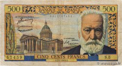 500 Francs VICTOR HUGO FRANCE  1954 F.35.01 VG