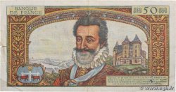 50 Nouveaux Francs HENRI IV FRANCIA  1959 F.58.02 MB