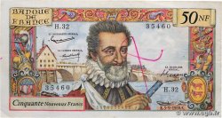 50 Nouveaux Francs HENRI IV FRANCE  1959 F.58.03