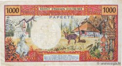 1000 Francs TAHITI  1985 P.27d F