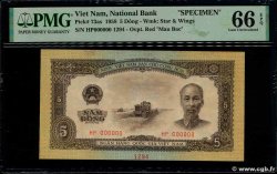 5 Dong Spécimen VIET NAM   1958 P.073as NEUF