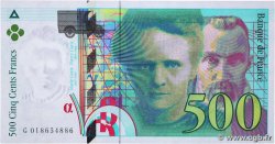 500 Francs PIERRE ET MARIE CURIE FRANCE  1994 F.76.01 SPL+