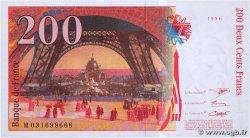 200 Francs EIFFEL FRANCE  1996 F.75.02 AU+