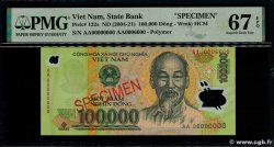 100000 Dong Spécimen VIET NAM   2004 P.122s NEUF