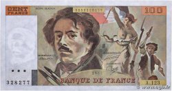 100 Francs DELACROIX modifié FRANKREICH  1987 F.69.11 fST+