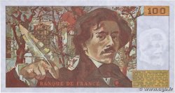 100 Francs DELACROIX modifié FRANKREICH  1987 F.69.11 fST+