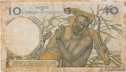 10 Francs AFRIQUE OCCIDENTALE FRANÇAISE (1895-1958)  1953 P.37 TB+