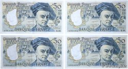 50 Francs QUENTIN DE LA TOUR Consécutifs FRANKREICH  1987 F.67.13 SS