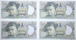 50 Francs QUENTIN DE LA TOUR Consécutifs FRANKREICH  1987 F.67.13 SS