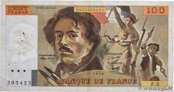 100 Francs DELACROIX FRANCE  1978 F.68.03 F