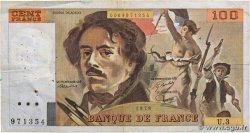 100 Francs DELACROIX modifié FRANCIA  1978 F.69.01b BC