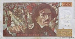 100 Francs DELACROIX modifié FRANCE  1978 F.69.01c F