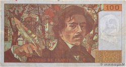 100 Francs DELACROIX imprimé en continu FRANCE  1991 F.69bis.04b pr.TB