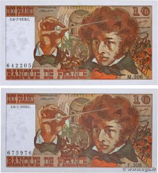 10 Francs BERLIOZ Lot FRANCE  1978 F.63.25