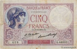 5 Francs FEMME CASQUÉE FRANCE  1931 F.03.15