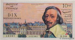 10 Nouveaux Francs RICHELIEU FRANCIA  1962 F.57.21 SPL