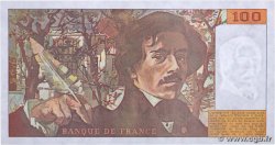 100 Francs DELACROIX imprimé en continu FRANCE  1990 F.69bis.01a UNC-