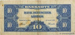 10 Deutsche Mark GERMAN FEDERAL REPUBLIC  1949 P.16a F