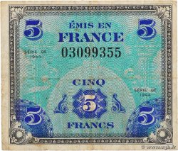 5 Francs DRAPEAU FRANCIA  1944 VF.17.01