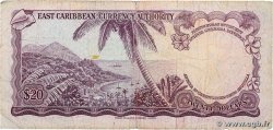 20 Dollars EAST CARIBBEAN STATES  1965 P.15h S