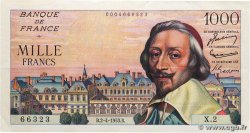 1000 Francs RICHELIEU FRANCIA  1953 F.42.01