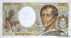 200 Francs MONTESQUIEU FRANCIA  1982 F.70.02 EBC