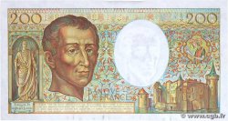 200 Francs MONTESQUIEU FRANCE  1982 F.70.02 XF